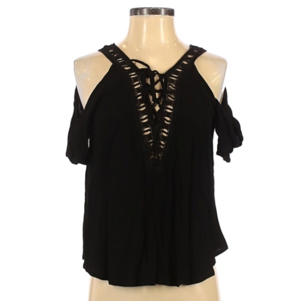ASTR The Label Cold Shoulder Tank Top Shirt Women's Size XS